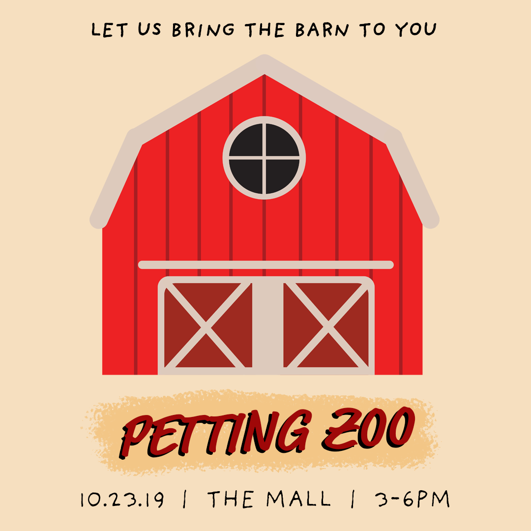Poster promoting Petting Zoo
